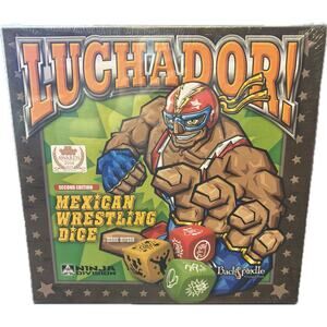 Luchador! Mexican Wrestling Dice Tabletop Game Second Edition Back Spindle NEW
